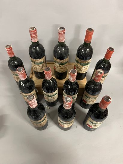 12 bottles Château PAVIE, 1° Grand Cru St-Emilion...