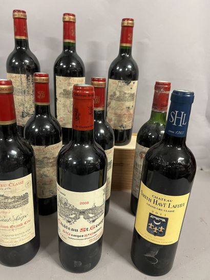 12 bottles BORDEAUX DIVERS, (1 Ch. Smith...