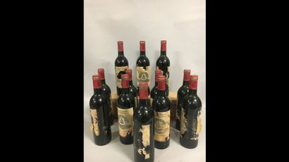 12 bottles Château ANGELUS, 1° Grand Cru...