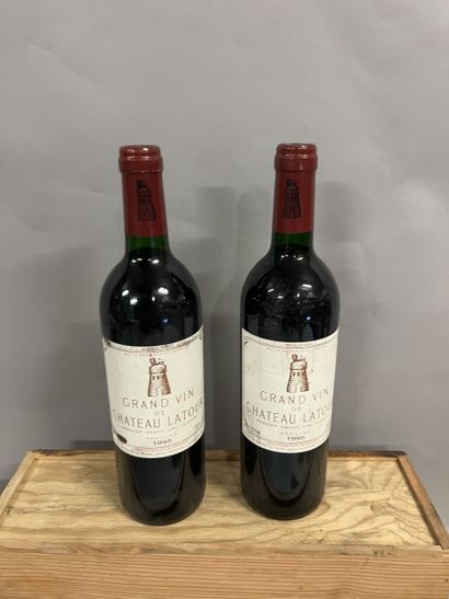 2 bottles Château LATOUR, 1° cru Pauillac...