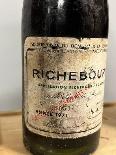 2 bottles RICHEBOURG, DRC 1971 (ea, elt,...