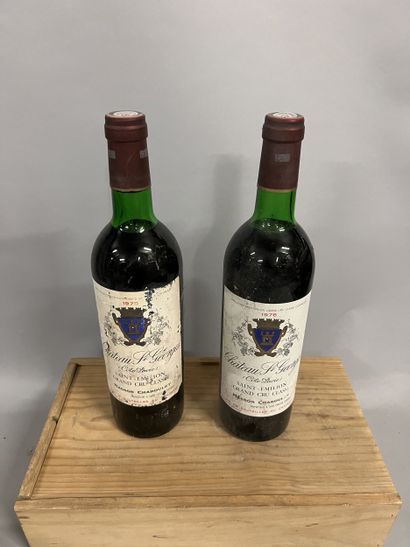 2 bottles Château ST GEORGES-COTE-PAVIE,...
