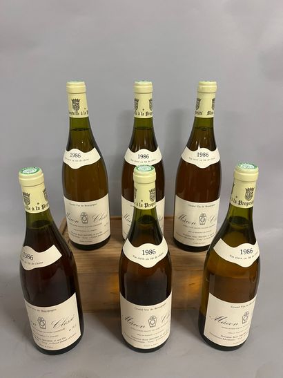 6 bottles MACON CLESSE, René Michel 1986