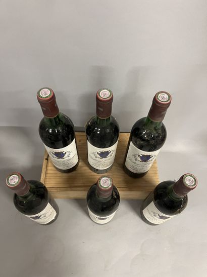 6 bottles Château ST GEORGES-COTE-PAVIE,...