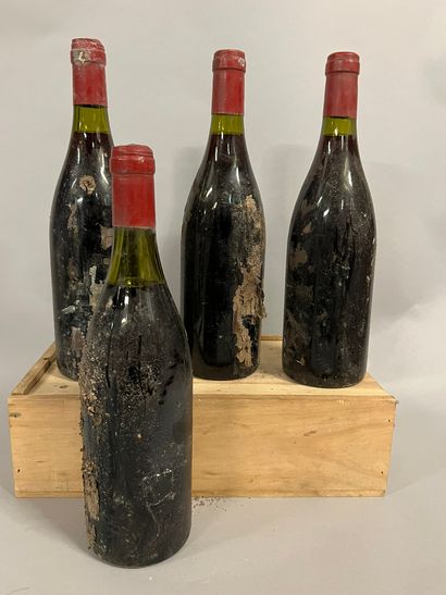 4 bouteilles GEVREY-CHAMBERTIN 