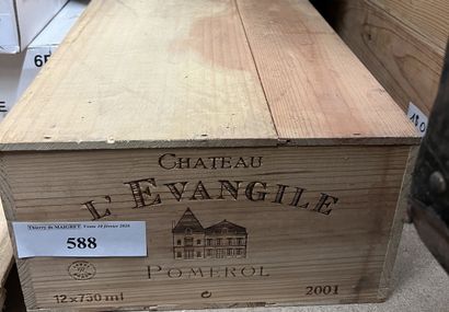 12 bottles Château L'EVANGILE, Pomerol 2001...