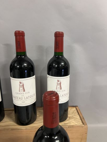 4 bottles Château LATOUR, 1° cru Pauillac...