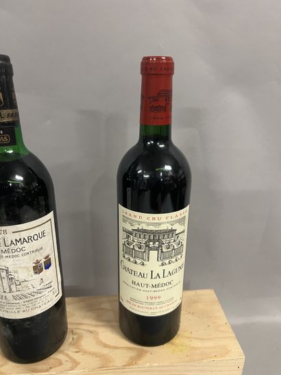 2 bottles HAUT-MEDOC, (1 Ch. La Lagune 1999:...