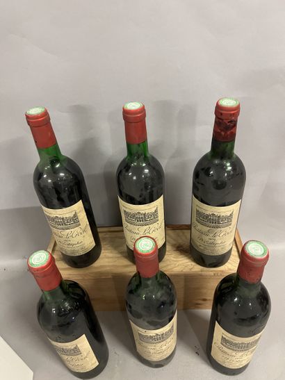 6 bottles Château LE CROCK, Saint-Estèphe...