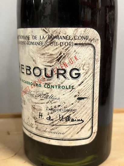 2 bottles RICHEBOURG, DRC 1971 (ea, elt,...