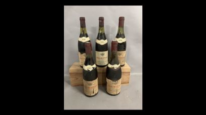 5 bottles NUITS-ST-GEORGES C. Confuron 1980...