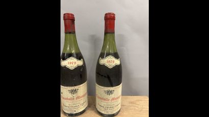 2 bottles CHAMBOLLE-MUSIGNY C. Confuron 1979...