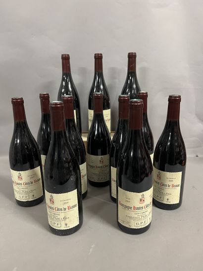 12 bottles HAUTES-COTES-DE-BEAUNE Grivelet...