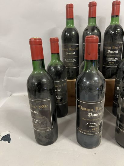 12 bottles Château REVE D'OR, Pomerol 1975...
