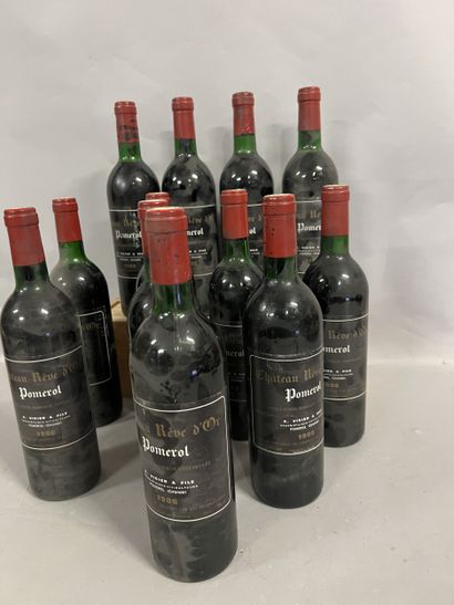 12 bottles Château REVE D'OR, Pomerol (11...