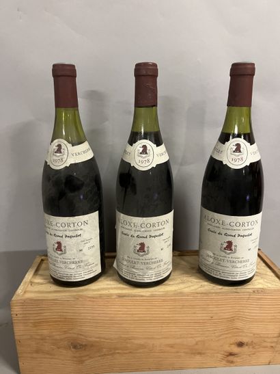 3 bottles ALOXE-CORTON, 