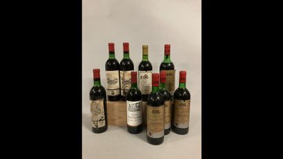 8 bottles SAINT-EMILION DIVERS (4 Ch. Grand...