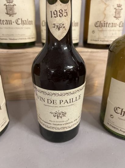 5 bottles CHATEAU-CHALON, M. Perron 1983...