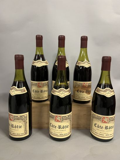 6 bottles COTE-ROTIE, P. Barge 1980 (3 LB,...