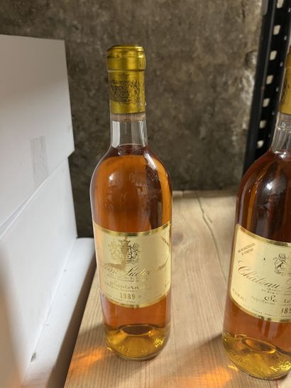 2 bottles Château SUDUIRAUT, 1° cru Sauternes...