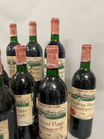 12 bottles Château PAVIE, 1° Grand Cru St-Emilion...