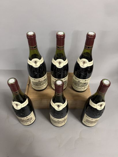 6 bottles CHATEAUNEUF-DU-PAPE 
