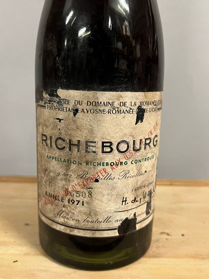 1 bottle RICHEBOURG, DRC 1971 (ea, elt, MB,...