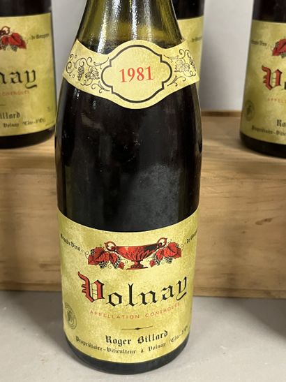 6 bottles VOLNAY R. Billard 1981 (1 TLB,...