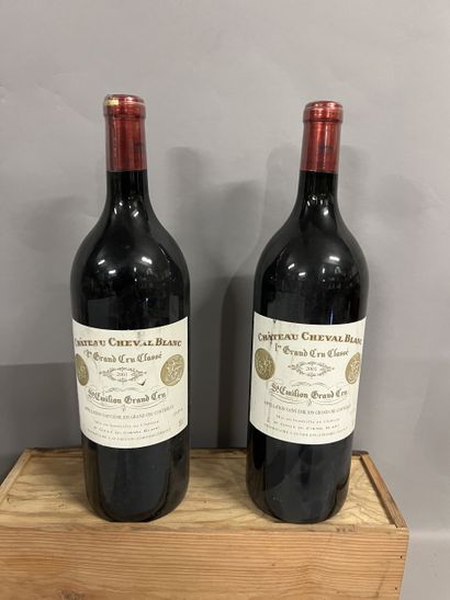 2 magnums Château CHEVAL-BLANC, 1° Grand...