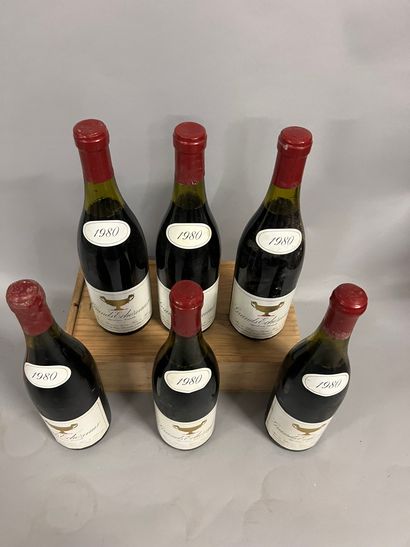 6 bottles GRANDS-ECHEZEAUX, Gros F&S 1980...