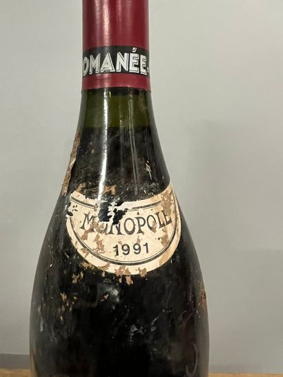 1 bouteille ROMANEE-CONTI, 1991 (ea, très...