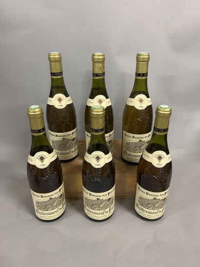 6 bottles CHATEAUNEUF-DU-PAPE white, A. Granier...