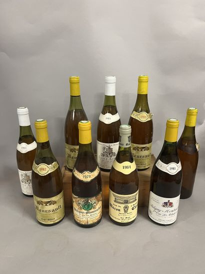 9 bottles BOURGOGNE DIVERS, (Macon-Clessé...