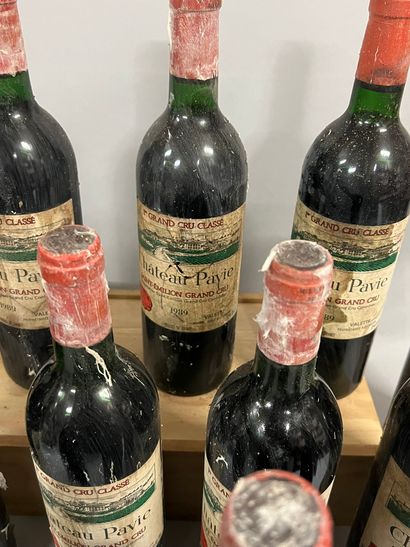 12 bottles Château PAVIE, 1° Grand Cru St-Emilion...