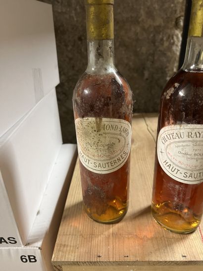 2 bottles Château RAYMOND-LAFON, Sauternes...