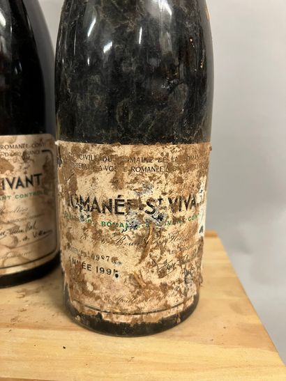 3 bouteilles ROMANEE SAINT-VIVANT, DRC 1991...