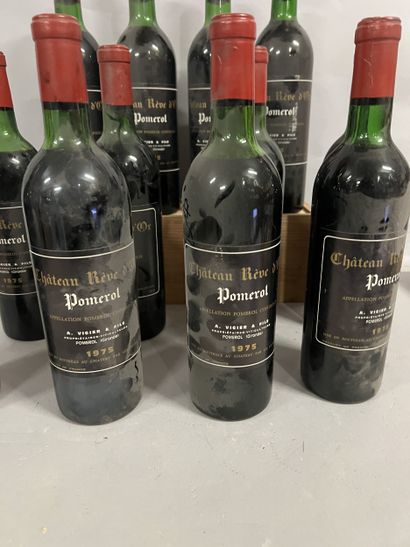 12 bottles Château REVE D'OR, Pomerol 1975...