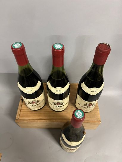 4 bottles GEVREY-CHAMBERTIN Lippé-Régnier...