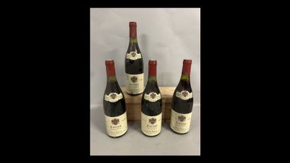 4 bouteilles CORTON R. Barberet 1986 (1 ...