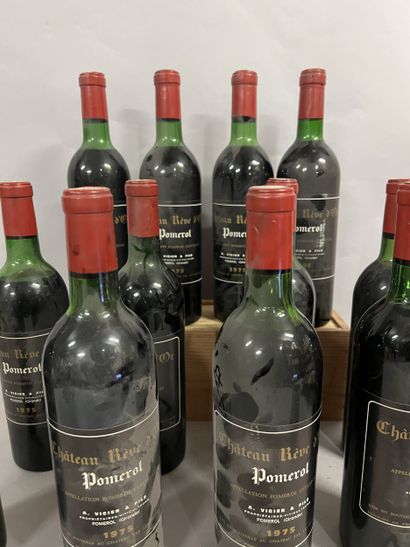 12 bottles Château REVE D'OR, Pomerol 1975...
