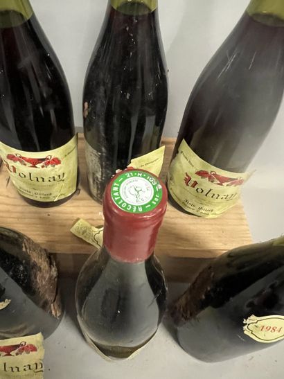 6 bouteilles VOLNAY A. Billard 1984 (eta,...