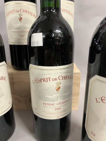 9 bottles L'ESPRIT DE CHEVALIER, Pessac-Léognan...