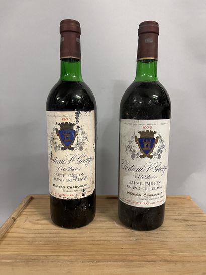 2 bottles Château ST GEORGES-COTE-PAVIE,...
