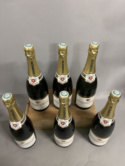 6 bottles CHAMPAGNE 