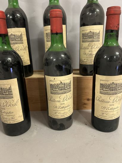 6 bottles Château LE CROCK, Saint-Estèphe...