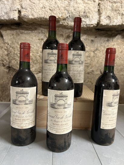 5 bottles Château LEOVILLE-LAS-CASES, 2°...