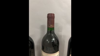 3 bottles LES HAUTS DE PONTET, Pauillac 1989...