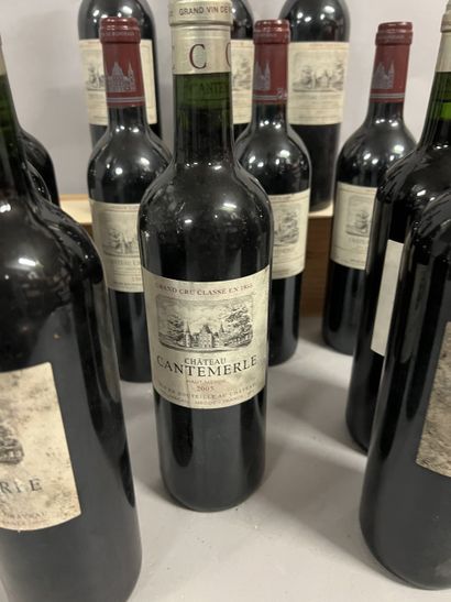 12 bottles Château CANTEMERLE, 5° cru Haut-Médoc...