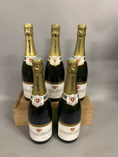 5 bottles CHAMPAGNE 