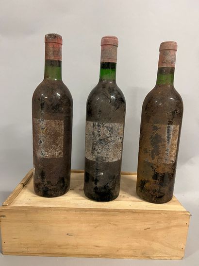 3 bottles Château LAFITE-ROTHSCHILD, 1° cruPauillac...